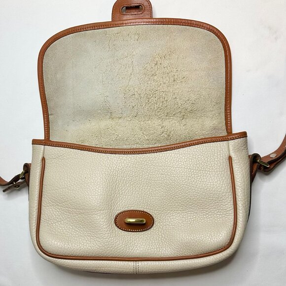 Vintage DB Dooney & Bourke All Weather Leather Equestrian Crossbody Shoulder Bag - Picture 9 of 16